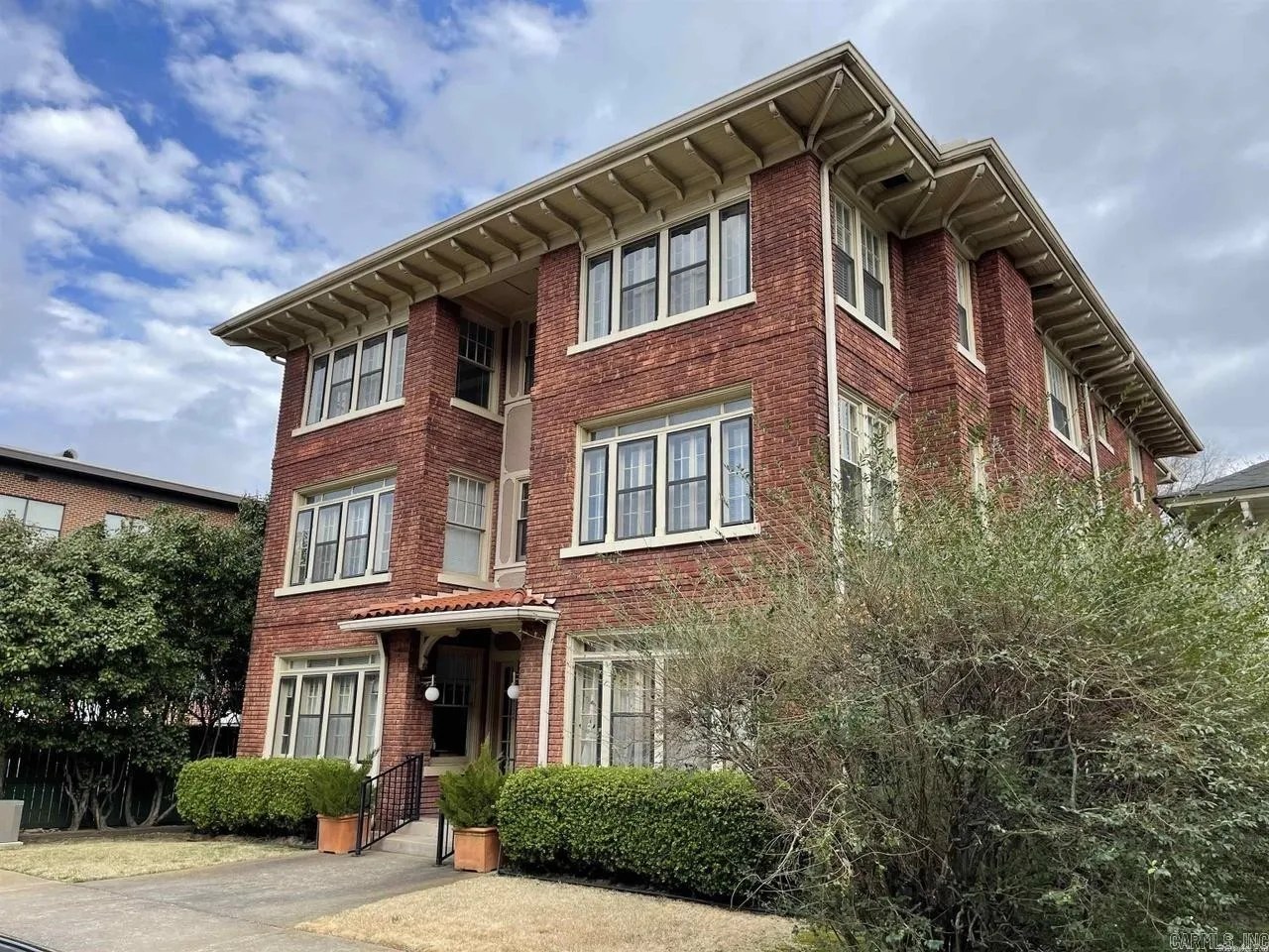 True North basecamp building, a historic brick apartment building in downtown Little Rock, Arkansas